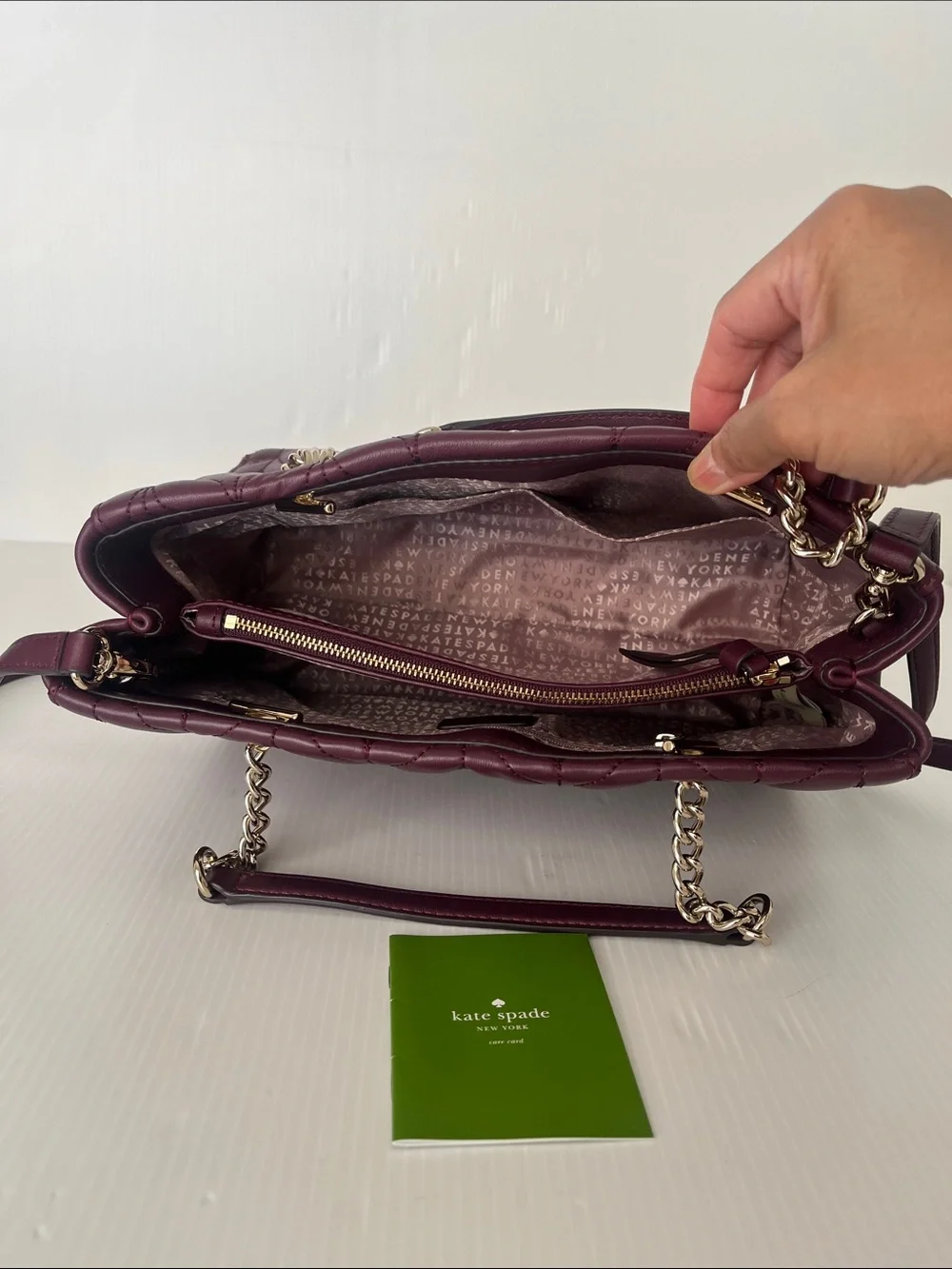 Kate Spade Briar Lane Quilted Meena/Mina Satchel Bag